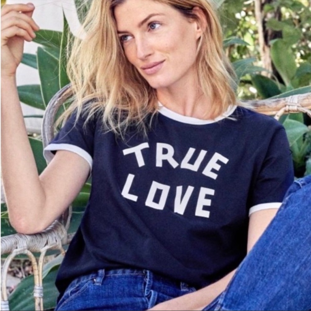 True Love Navy Blue Women's Top